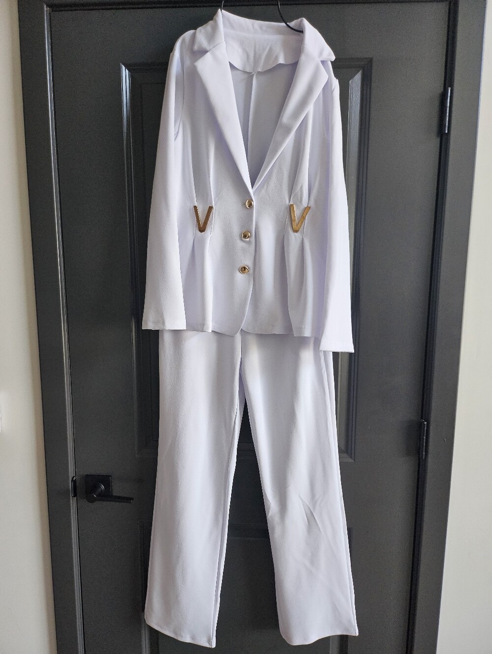 White Pantsuit